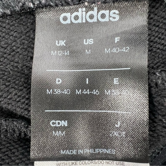 adidas Black Logo Sweatpants Size Medium Women’s - Picture 2 of 6
